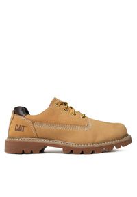 Półbuty CAT Footwear. Kolor: żółty