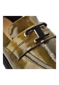 Zielone Półbuty Armodo Eleganckie Obuwie Damskie. Okazja: na co dzień, na spotkanie biznesowe. Zapięcie: klamry. Kolor: zielony. Materiał: skóra. Obcas: na obcasie. Styl: elegancki. Wysokość obcasa: średni #5