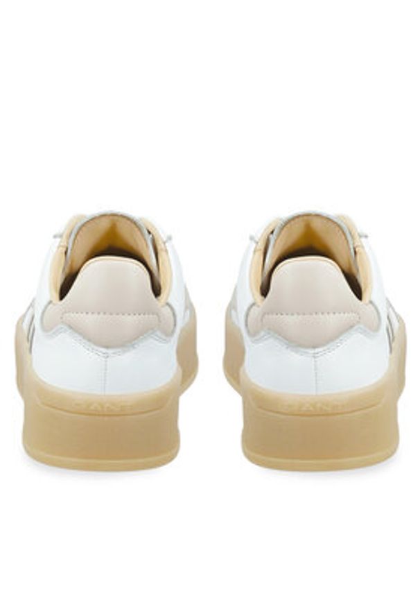 GANT - Gant Sneakersy 32531202 Biały. Kolor: biały. Materiał: skóra