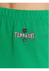 Chiara Ferragni Spódnica dresowa 74CBET01 Zielony Regular Fit. Kolor: zielony. Materiał: bawełna #5