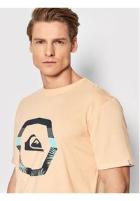 Quiksilver T-Shirt Uprise EQYZT06663 Pomarańczowy Regular Fit. Kolor: pomarańczowy. Materiał: bawełna #3