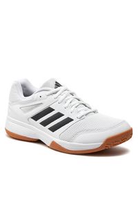 Adidas - adidas Buty halowe Speedcourt Indoor IE8032 Biały. Kolor: biały. Materiał: materiał #3