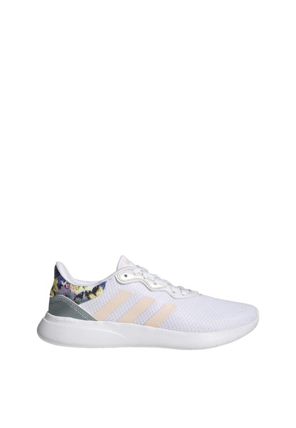 Adidas - QT Racer 3.0 Shoes. Kolor: biały, pomarańczowy, żółty, wielokolorowy. Materiał: materiał. Model: Adidas Racer