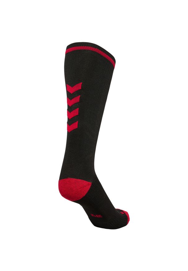 Skarpety sportowe dla dorosłych Hummel Elite Indoor Sock High. Kolor: czerwony, wielokolorowy, czarny