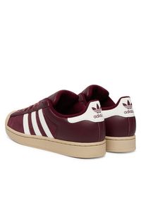 Adidas - adidas Sneakersy Superstar II KJ9949 Bordowy. Kolor: czerwony. Materiał: skóra, zamsz. Model: Adidas Superstar #4