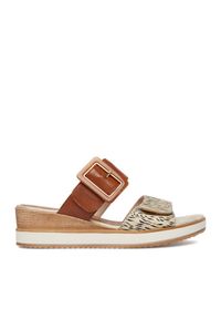 Klapki Remonte. Kolor: brązowy #1