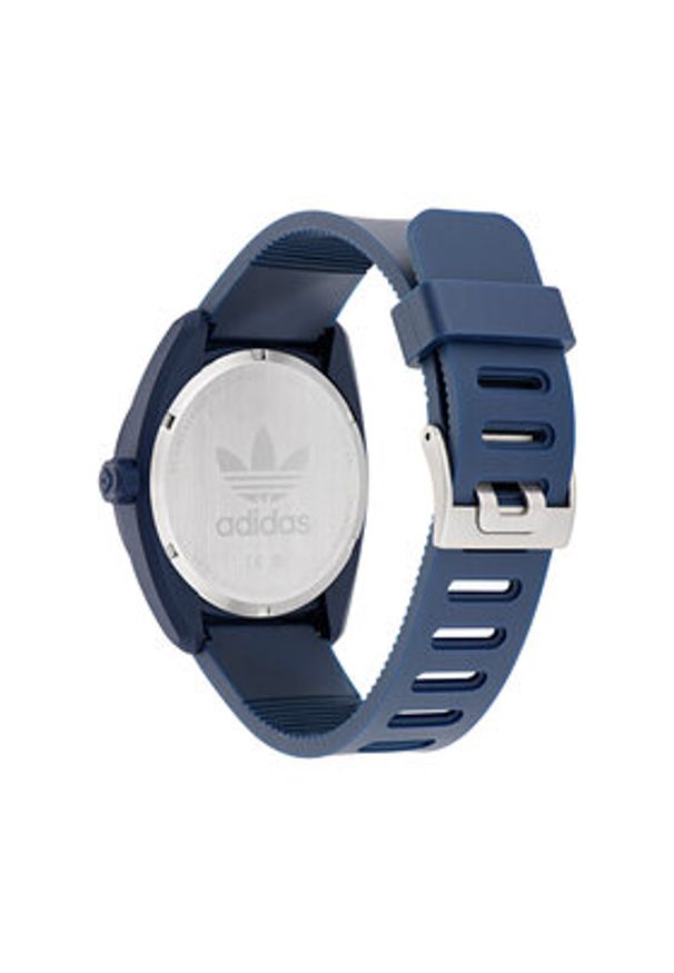 adidas Originals Zegarek Project Three AOST24051 Granatowy. Kolor: niebieski. Materiał: syntetyk