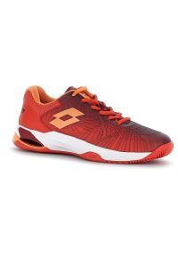 LOTTO - Buty tenisowe męskie Lotto Mirage 100 II clay. Kolor: czerwony. Sport: tenis #1