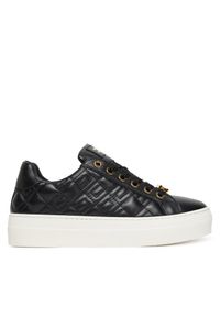 Sneakersy Elisabetta Franchi. Kolor: czarny