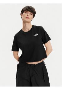 The North Face T-Shirt Simple Dome NF0A87U4 Czarny Relaxed Fit. Kolor: czarny. Materiał: bawełna