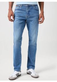 Wrangler - WRANGLER TEXAS SLIM MĘSKIE SPODNIE JEANSOWE JEANSY DŻINSY GUARDIAN 112350866 W12S017965