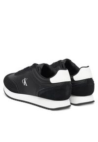 Calvin Klein Jeans Sneakersy Runner Laceup Mg Nylon Mix YW0YW01828 Czarny. Kolor: czarny. Materiał: zamsz, skóra #6