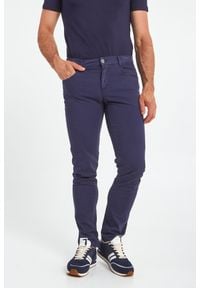 Trussardi Jeans - SPODNIE CLOSE 370 TRUSSARDI. Wzór: aplikacja #4