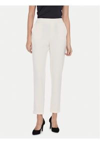 Vero Moda Chinosy Maya 10225280 Beżowy Regular Fit. Kolor: beżowy. Materiał: syntetyk