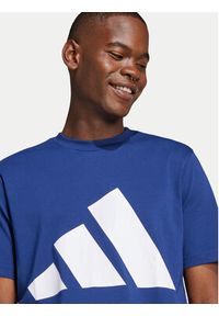 Adidas - adidas T-Shirt Essentials Big Logo JE8940 Granatowy Regular Fit. Kolor: niebieski. Materiał: bawełna #3