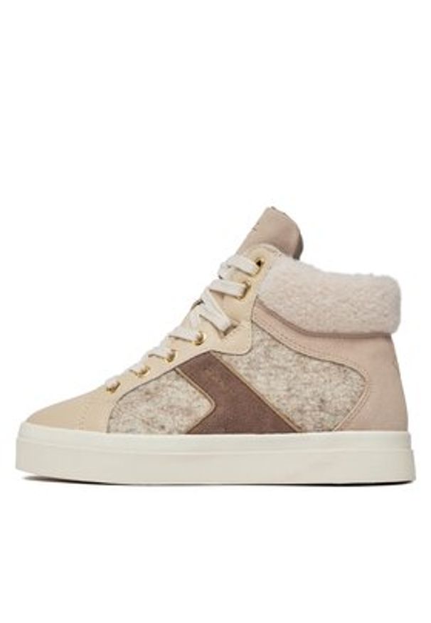 GANT - Gant Sneakersy Avona Sneaker 27533156 Beżowy. Kolor: beżowy. Materiał: welur, skóra