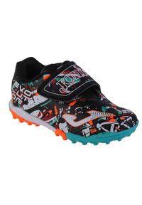 Buty piłkarskie niemowlęce Joma Evolution Jr 2301 Tf. Zapięcie: rzepy. Kolor: czarny. Materiał: materiał. Szerokość cholewki: normalna. Sport: piłka nożna