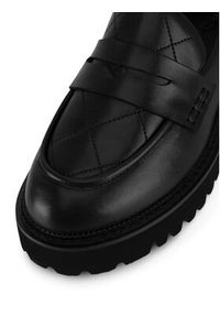 Badura Loafersy JIAO-V1767-13-2 Czarny. Kolor: czarny. Materiał: skóra