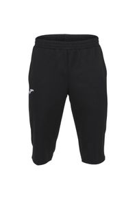 Joma - Męskie Bermudy 3/4. Kolor: czarny. Materiał: dresówka