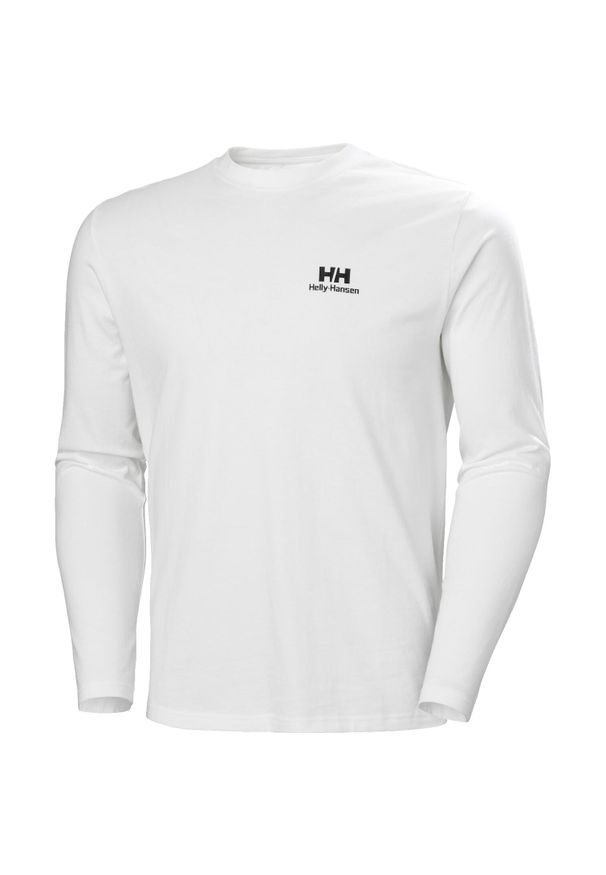 Koszulka Helly Hansen yu20 ls. Kolor: biały. Długość rękawa: długi rękaw