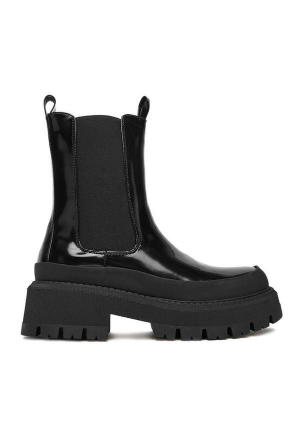 DeeZee Botki 58089-2 Czarny. Kolor: czarny. Materiał: materiał