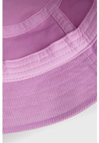 Quiksilver kapelusz bawełniany kolor różowy bawełniany. Kolor: różowy. Materiał: bawełna