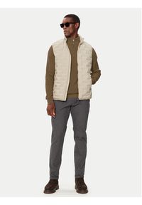 Bugatti Sweter 7500-65546B Brązowy Regular Fit. Kolor: brązowy. Materiał: syntetyk, bawełna #3