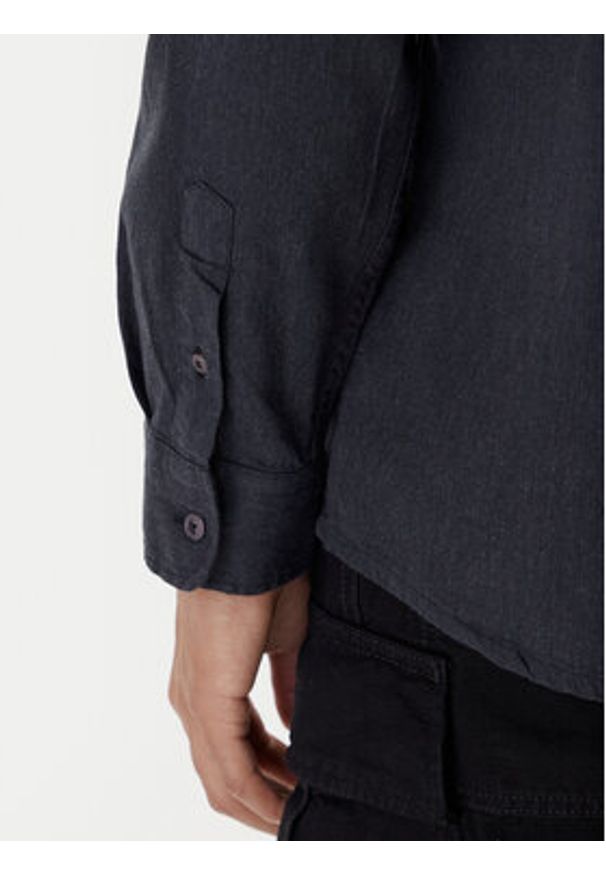 Quiksilver Koszula EQYWT04670 Czarny Regular Fit. Kolor: czarny. Materiał: bawełna