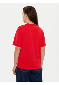 Lacoste T-Shirt TF7215 Czerwony Regular Fit. Kolor: czerwony. Materiał: bawełna