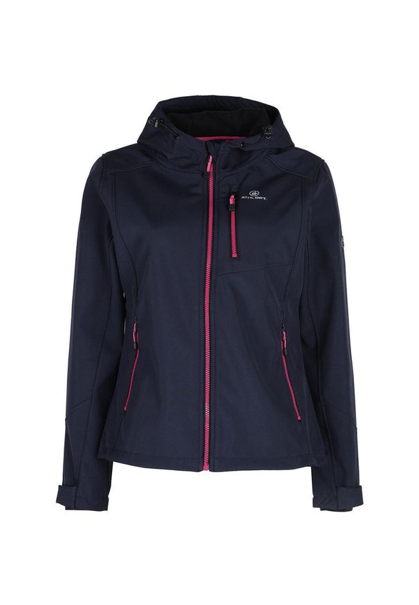 ZUMBA WEAR - Kurtka Softshell Octavia dla Kobiet - Komfort i Styl. Kolor: niebieski. Materiał: elastan, poliester. Sport: turystyka piesza