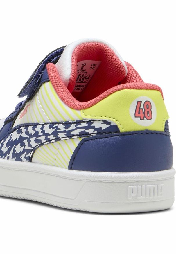 Puma - Sneakersy dla małych dzieci PUMA Caven 2.0 Poised 2 PUMA. Kolor: biały, niebieski, żółty, wielokolorowy. Sezon: lato