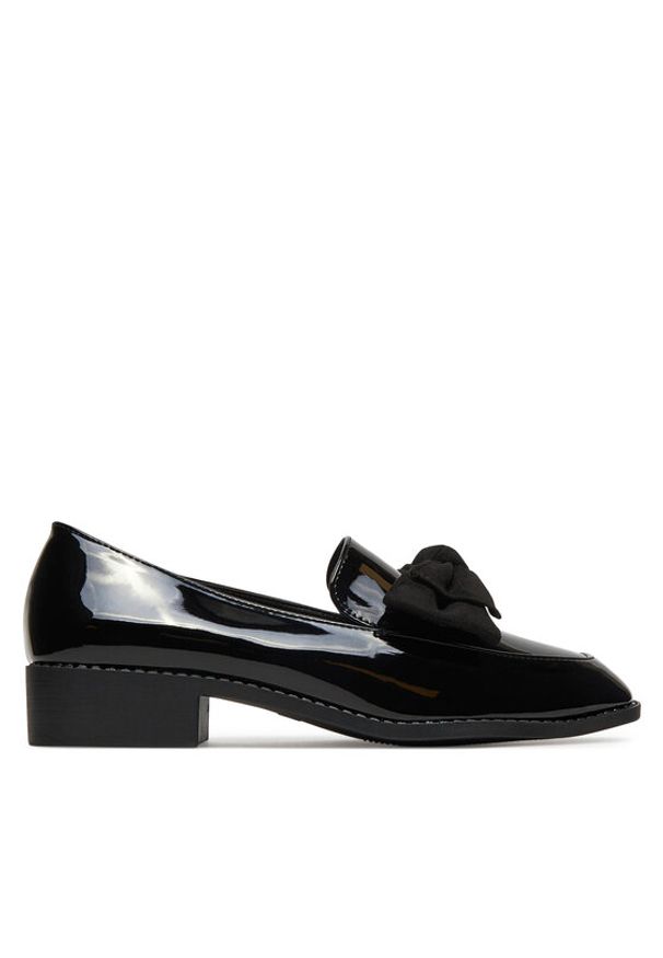 DeeZee Loafersy SQ873-1 Czarny. Kolor: czarny. Materiał: skóra