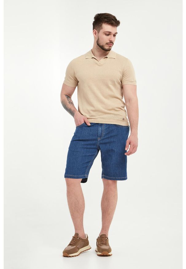 Liu Jo - Polo męskie lniane LIU JO. Typ kołnierza: polo. Materiał: len