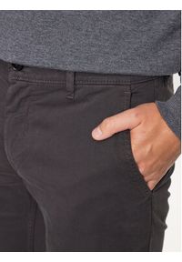 BOSS - Boss Spodnie materiałowe 50470813 Szary Slim Fit. Kolor: szary. Materiał: bawełna #5
