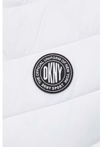 DKNY - Dkny bezrękawnik damski kolor biały przejściowy. Kolor: biały. Długość rękawa: bez rękawów #5