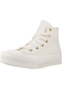 Converse - Kapcie CONVERSE CHUCK TAYLOR ALL STAR EVA LIFT Biały. Kolor: biały. Materiał: syntetyk, tkanina, skóra