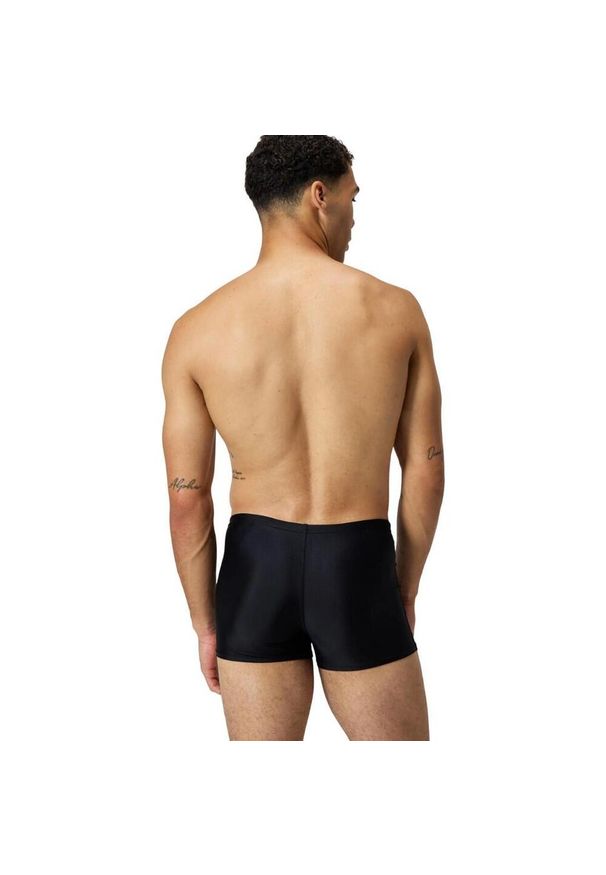 Speedo - Męskie Spodenki Kąpielowe Aquashort Dual Logo. Kolor: niebieski. Styl: sportowy