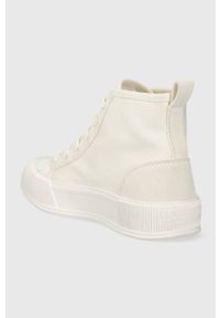 Lauren Ralph Lauren trampki Dakota damskie kolor biały 802908362001. Nosek buta: okrągły. Kolor: biały. Materiał: guma #3