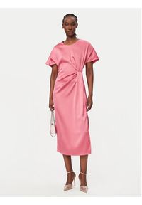 Rinascimento Sukienka koktajlowa CFC0127457003 Różowy Regular Fit. Kolor: różowy. Materiał: syntetyk. Styl: wizytowy #2