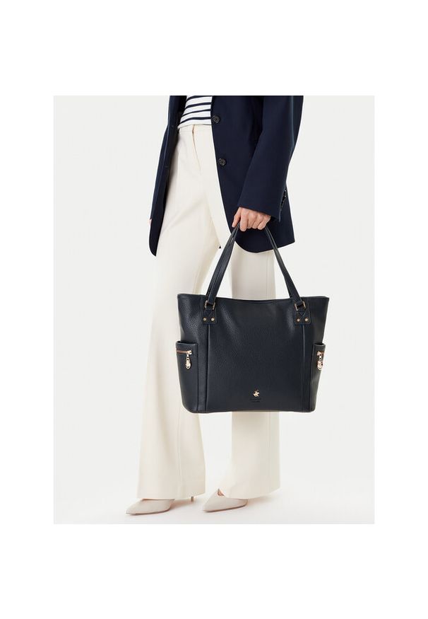 Torebka Beverly Hills Polo Club. Kolor: niebieski