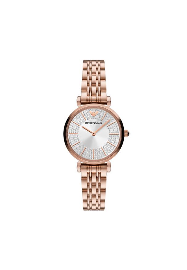 Emporio Armani Zegarek Gianni AR11446 Różowe złoto. Kolor: złoty, różowy, wielokolorowy