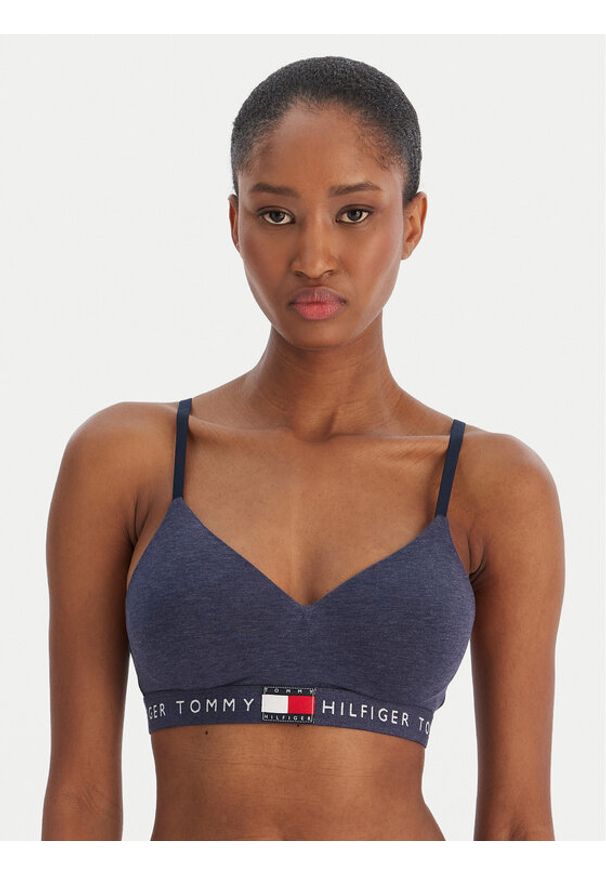 TOMMY HILFIGER - Tommy Hilfiger Biustonosz braletka UW0UW05715 Granatowy. Kolor: niebieski. Materiał: bawełna