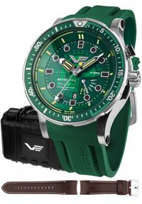 Zegarek Vostok Europe Zegarek męski Vostok Europe PX84-511A770S zielony. Kolor: zielony #1