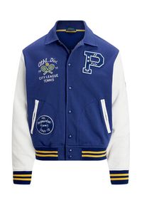 Polo Ralph Lauren Kurtka bomber 710964979001 Niebieski Regular Fit. Typ kołnierza: polo. Kolor: niebieski. Materiał: bawełna #6