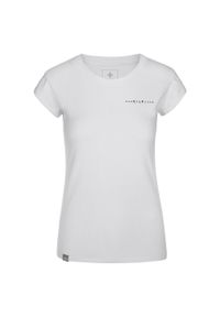 Bawełniana koszulka damska Kilpi LOS-W. Kolor: biały. Materiał: bawełna