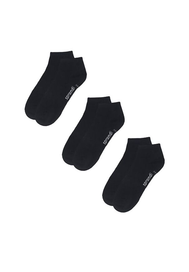 Sprandi Zestaw 3 par niskich skarpet unisex 0MB-002-AW23 (3-pack) Czarny. Kolor: czarny. Materiał: bawełna