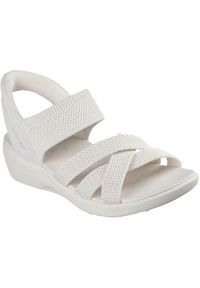 skechers - Sandały Skechers Arya - Cooling Off, Kobiety. Kolor: biały. Materiał: materiał