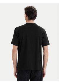 Versace Jeans Couture T-Shirt 80GAHT04 CJ00T Czarny Regular Fit. Kolor: czarny. Materiał: bawełna #4