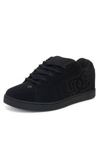 DC Shoes Sneakersy NET 302361-3BK Czarny. Kolor: czarny. Materiał: materiał #5