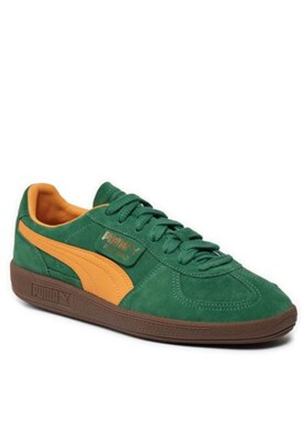 Puma Sneakersy Palermo 396463 05 Zielony. Kolor: zielony. Materiał: skóra